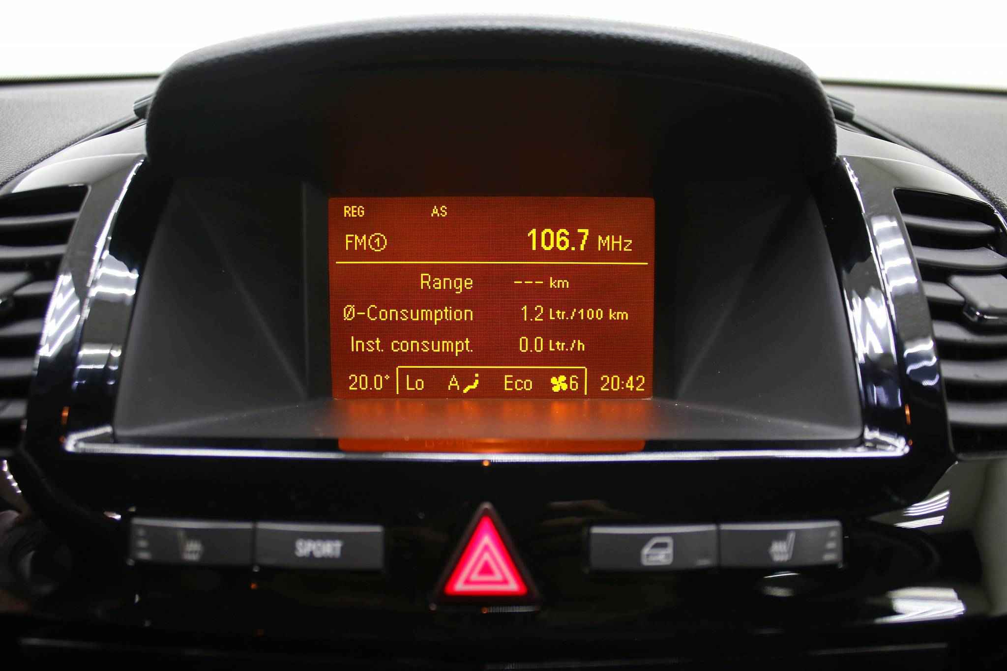 Opel Zafira, B Рестайлинг